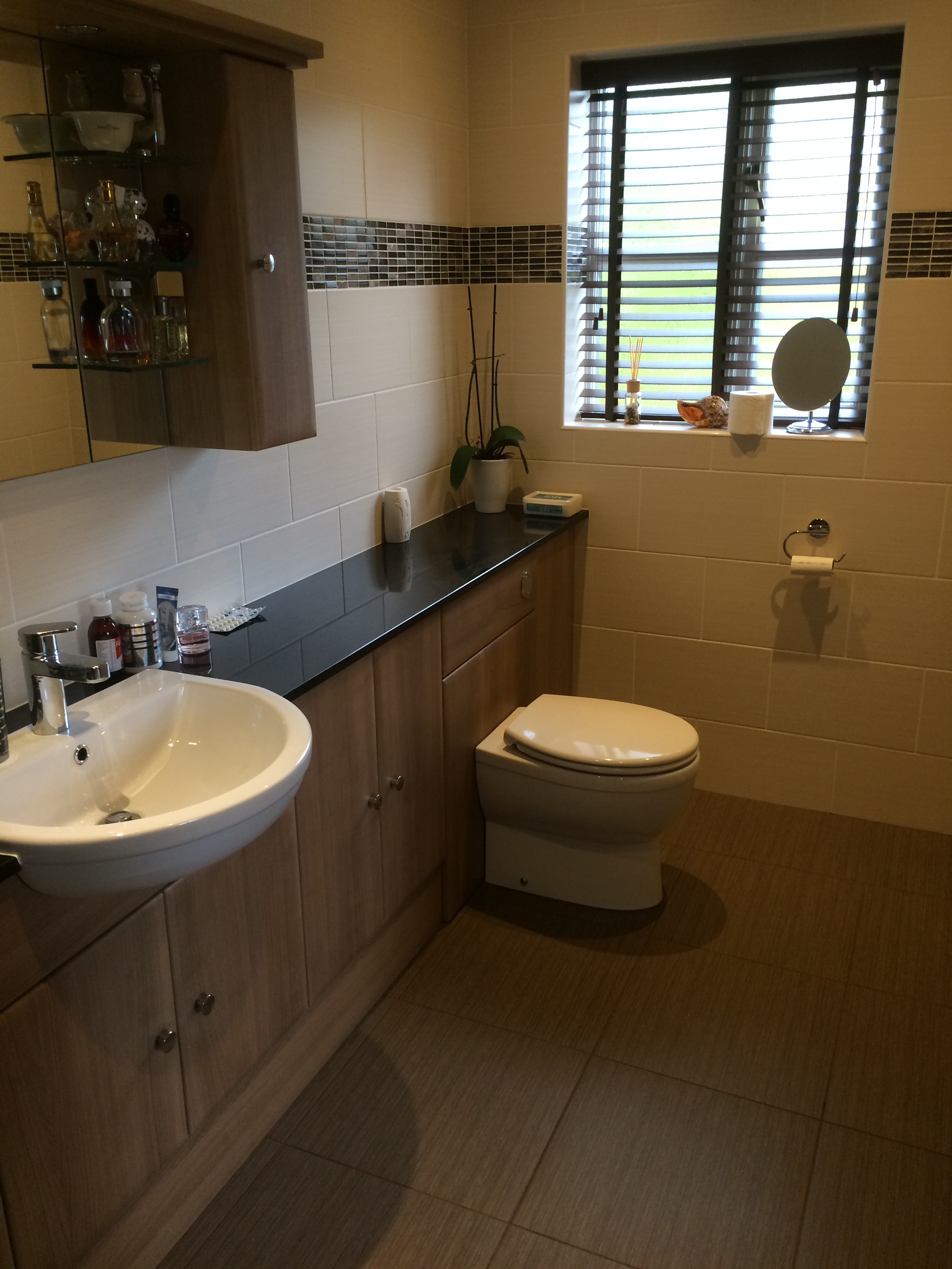 En-suite refurbisment in Frieston